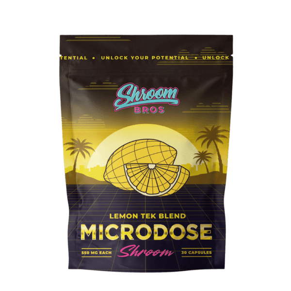 Magic Mushroom Microdose Capsules - Lemon Tek