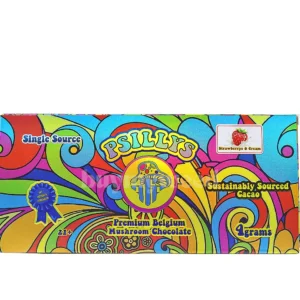 Psillys Strawberrys & Cream mushroom chocolate