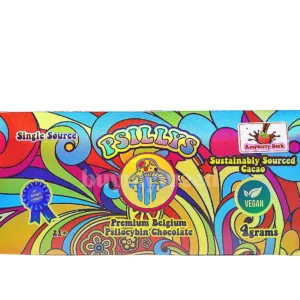 Psillys Raspberry Dark Mushroom Chocolate